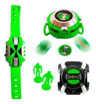 Kit 3 Relógio Omnitrix Lançador E Omniverse C/ Som E Luz Ben