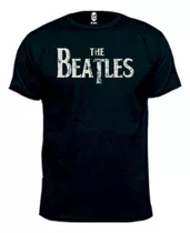 Remera The Beatles Logo 100% Algodón Premium Peinado