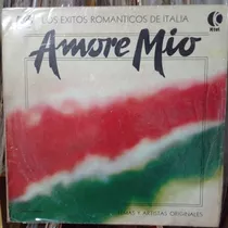 Amore Mio Disco De Vinilo Lp Exitos Romanticos Italia 1980