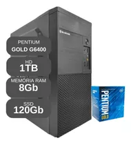 Computador Intel Pentium G6400 8gb Ram Hd 1tb Ssd 120gb
