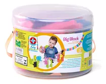 Brinquedo Infantil Blocos Animais Zoologico Big Blok Estrela