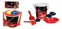 Kit Baldinho De Praia Miraculous Ladybug Original Rosita