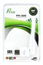 Adaptador Wireless 600 Mbps Pera Pr-806 Sem Fio