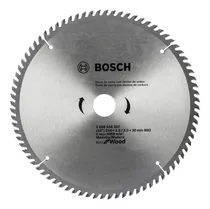 Disco De Corte Bosch Sierra Eco Madera 254mm 10 X 80 D