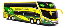 Miniatura Ônibus Expresso Brasileiro 4 Eixos 30 Centímetros