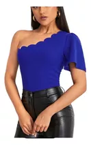 Blusa Shein Para Damas Hombro Descubierto