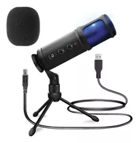 Microfono Usb Plug And Play - Microfono De Escritorio De Grabacion De Condensador De Audio Profesional Portatil Con Gana