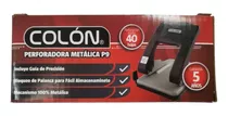 Perforadora Metalica P9 Hasta 40hojascolon+guia De Precision