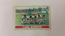 Figuritas Tarjetones Fulbito 74 Futbol Los Andes Repro 