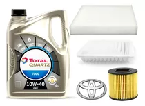 Kit Filtros Toyota Corolla 1.8 + Aceite Total 7000 10w40 4l
