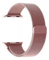 Correa Para Apple Watch 49mm Malla Metal Imantado Milanese