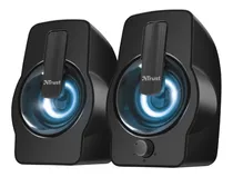 Parlantes Gamer Trust Gemi 2.0 Rgb Negro