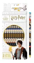 Lapices De Colores X 12 Largos Harry Potter Hp450