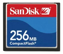 Kit 10 Compact Flash Sandisk 256mb Cartão De Memória
