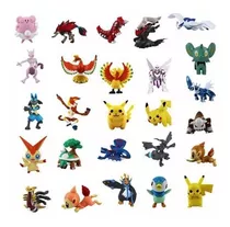 Kit 72 Pokémon Bonecos Miniaturas 2-3cm Não Repetidos