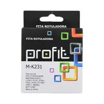 Fita P/ Rotulador Brother M-k231 | Pt65 | Pt70 | Pt80 | Pt85