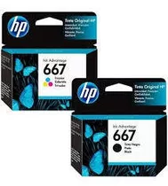 Se Vende Cartuchos Hp 667 Color Y Negro 