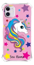 Capa Capinha Personalizada Com Nome Unicornio 0028