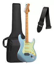 Kit Guitarra Tagima Tg-530 Azul - Regulada + Bag + Correia