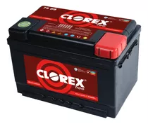 Bateria 12x75 Auto Reforzada Libre Mantenimiento Clorex *