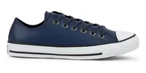 Tenis All Star Chuck Taylor Couro - Azul Marinho Grl350