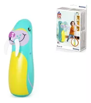 Boneco Teimoso 3d Inflável Animais João Bobo 90cm Brinquedo