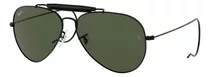 Gafas De Sol Ray Ban Outdoorsman Mujer Y Hombre Originales Color Negro Color Del Armazón Negro