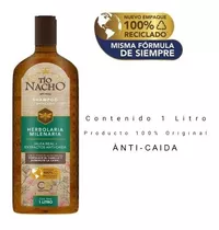 Champu Tio Nacho Herbolaria Milenaria Anticaida 1 L Original