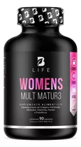 Multivitamínico Para Mujer Mayor De 40 Años 90 Cáps. B Life Sabor Sin Sabor