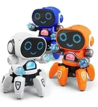 Brinquedo Robô - Aranha Som Luz Dança Musica Interativo Personagem Cyber Robot Aranha