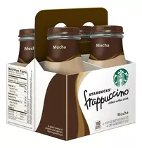 Bebida Café Frio Starbucks Frappuccino Mocha 4 Pack