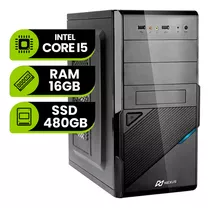 Computador Cpu Pc Torre Intel I5 16gb Ssd 480gb Wifi Com