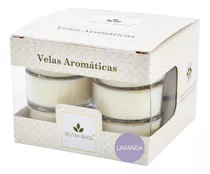 Vela Aromática Lavanda C/12 Mini Velas Aromatizadas Velitah