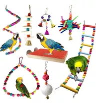 Accesorios Para Jaulas De Pájaros, Pietypet 8 Piezas Colorid