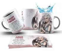 Caneca 325ml Daenerys Targaryen Game Of Thrones Mulheres