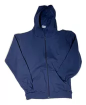 Campera Canguro Friza Lisa Colores Colegial Escolar T4 A 18