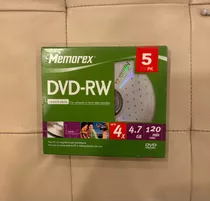 Dvd - Rw Cd Regrabable Marca Memorex 4x De 4.7gb