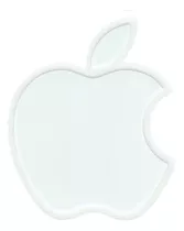 Stickers Blancos Apple Plancha X2 Originales 