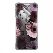 Capa Capinha Personalizada Celular Girassol Borboleta Fl90