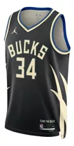 Jersey Basquetból Nike Dri-fit Milwaukee Bucks Statement