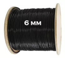 5 Mts. Cable Acero Forrado 6mm Aparatos Gimnasio Servicegym