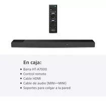Barra De Sonido De 7.1.2 Canales Con Dolby Atmos Ht-a7000 Color Negro