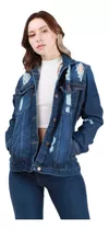 Campera Jean Oversize Retro Vintage Mujer - Varios Talles