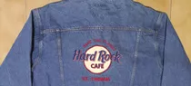 Campera De Jean Hard Rock Cafe Original Vintage Talle L. 