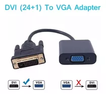 Adaptador Dvi A Vga Activo 24+1 Pines Cable Convertidor 