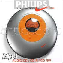 A64 Discman Phillips Nike Sport Act400 Mp3 Cd Audio Walkman 
