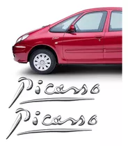 Par Adesivos Picass Citroën Xsara Emblema Lateral Resinado