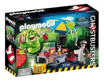 Ghostbusters - Slimer Stand De Hot Dog - Playmobil - 9222 Cantidad De Piezas 53