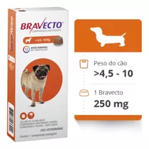 Bravecto Antipulgas E Carrapatos De 4,5 A 10kg + Brinde