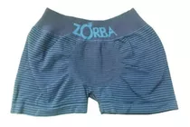 Pack X6 Boxer Zorba Algodon Sin Costura Chicos